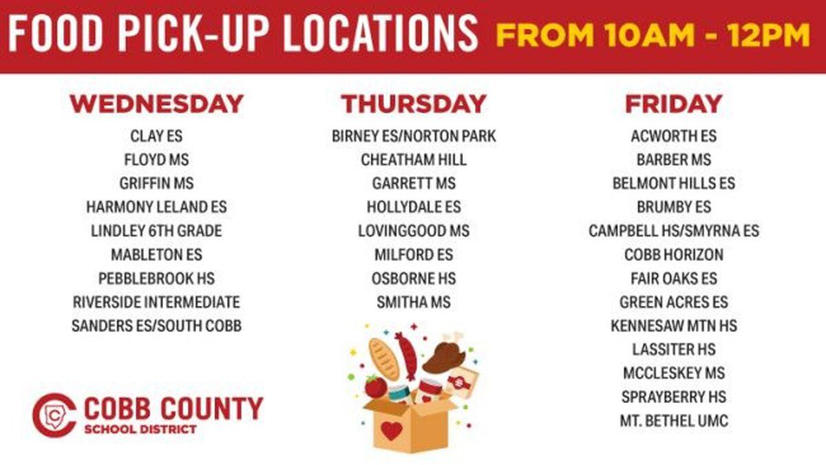 29 food pantries open to feed families in Cobb County; donations needed