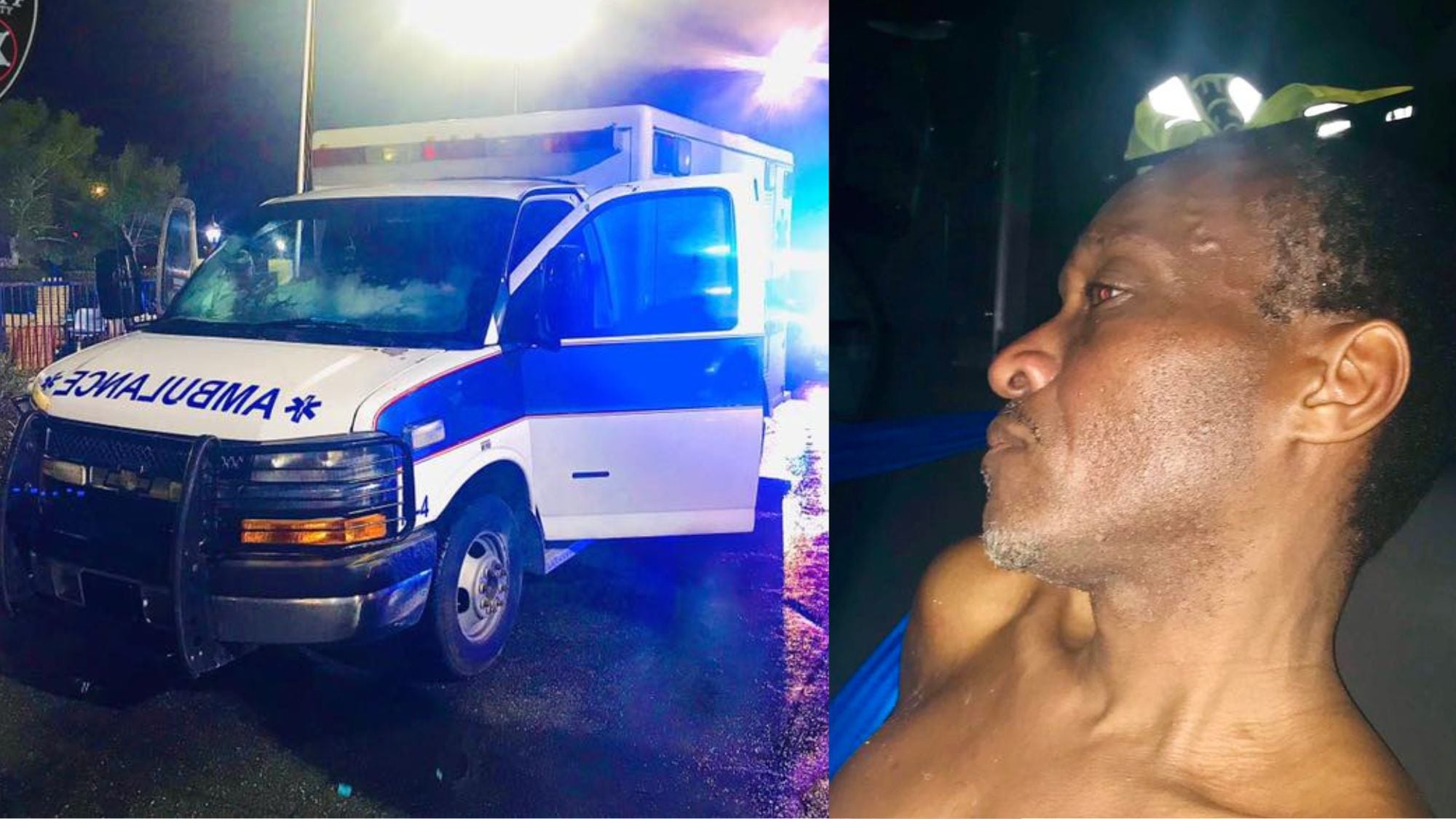 Bradley Jermaine Baker was allegedly under the influence of narcotics after stealing an ambulance leading to a short pursuit. 