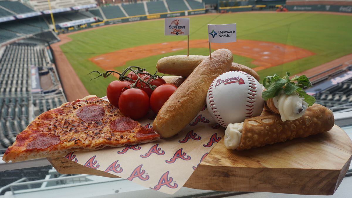 Stadium food inside Braves' SunTrust Park