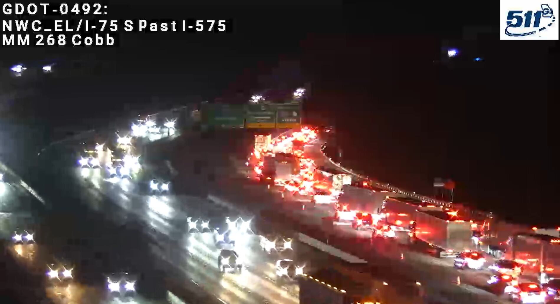 I-75 N in Cobb open after serious crash involving motorcycle – WSB